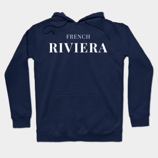 French Riviera Gift Simple Text Design Hoodie